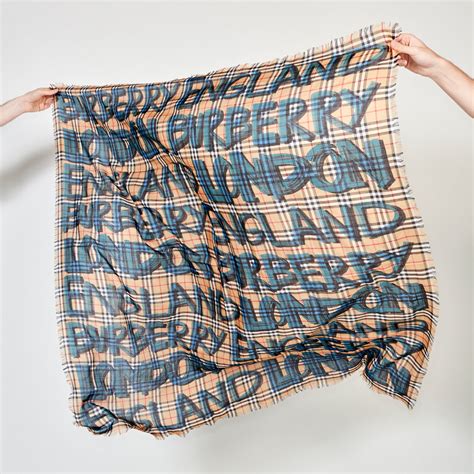 burberry graffiti scarf|burberry scarf sale.